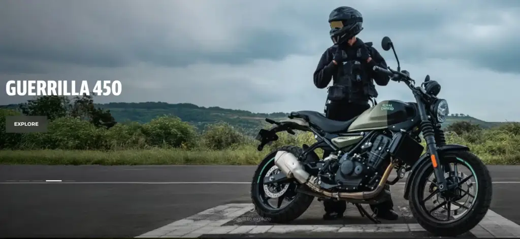 Royal Enfield Guerrilla 450 Update